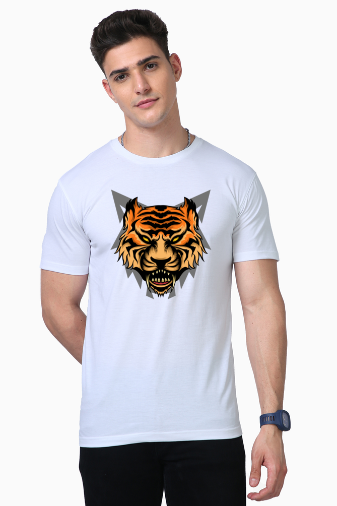 PREMIUM TRIBAL CAT UNISEX T-SHIRT