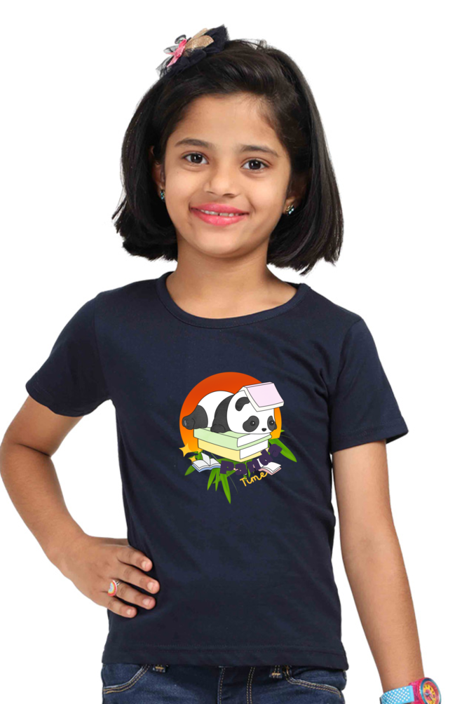 PANDA TIME GIRLS T-SHIRT