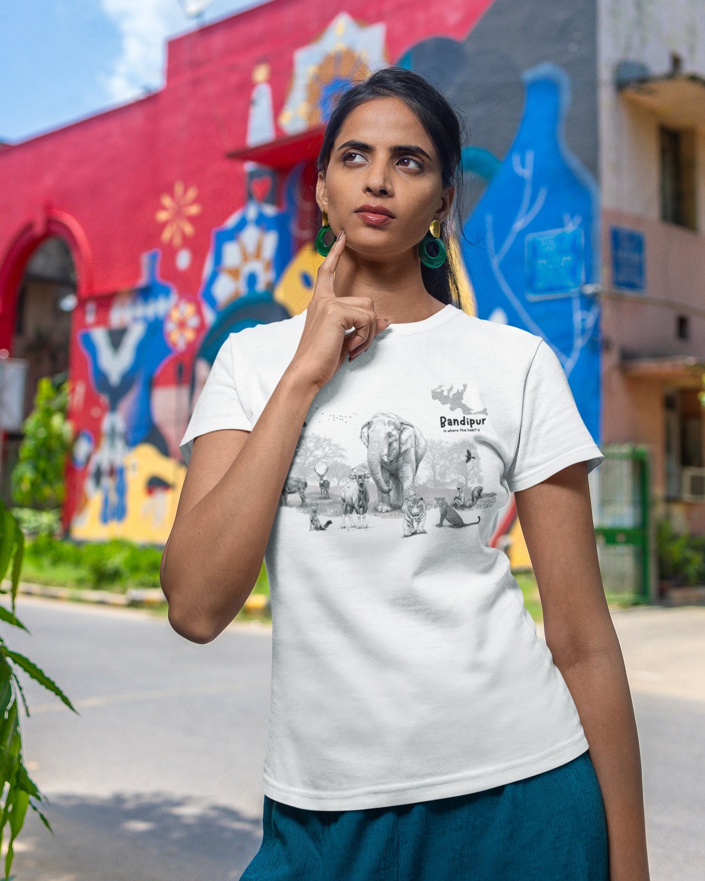 Bandipur Wildlife Collective T-Shirt | Arvind Ramamurthy Collection – Tucktribe