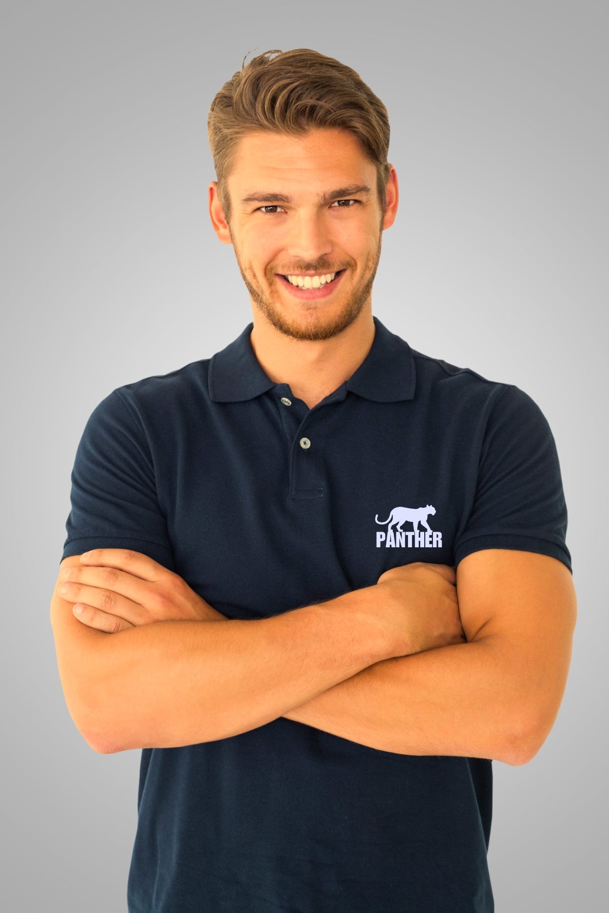 TuckTribeBlack Panther Polo Shirt - Bold Fashion StatementMens Polo T-Shirt