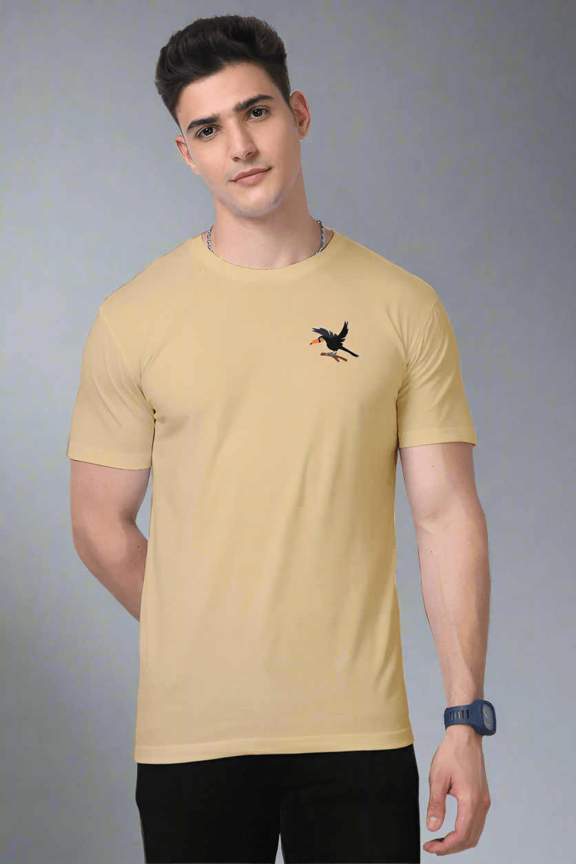 TuckTribeEmbroidered Toucan T-Shirt – Tropical Bird Design TeePremium T-Shirt