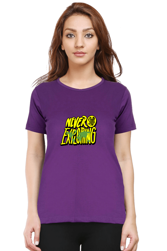 TuckTribeNEVER STOP EXPLORINGWomen’s T-shirt