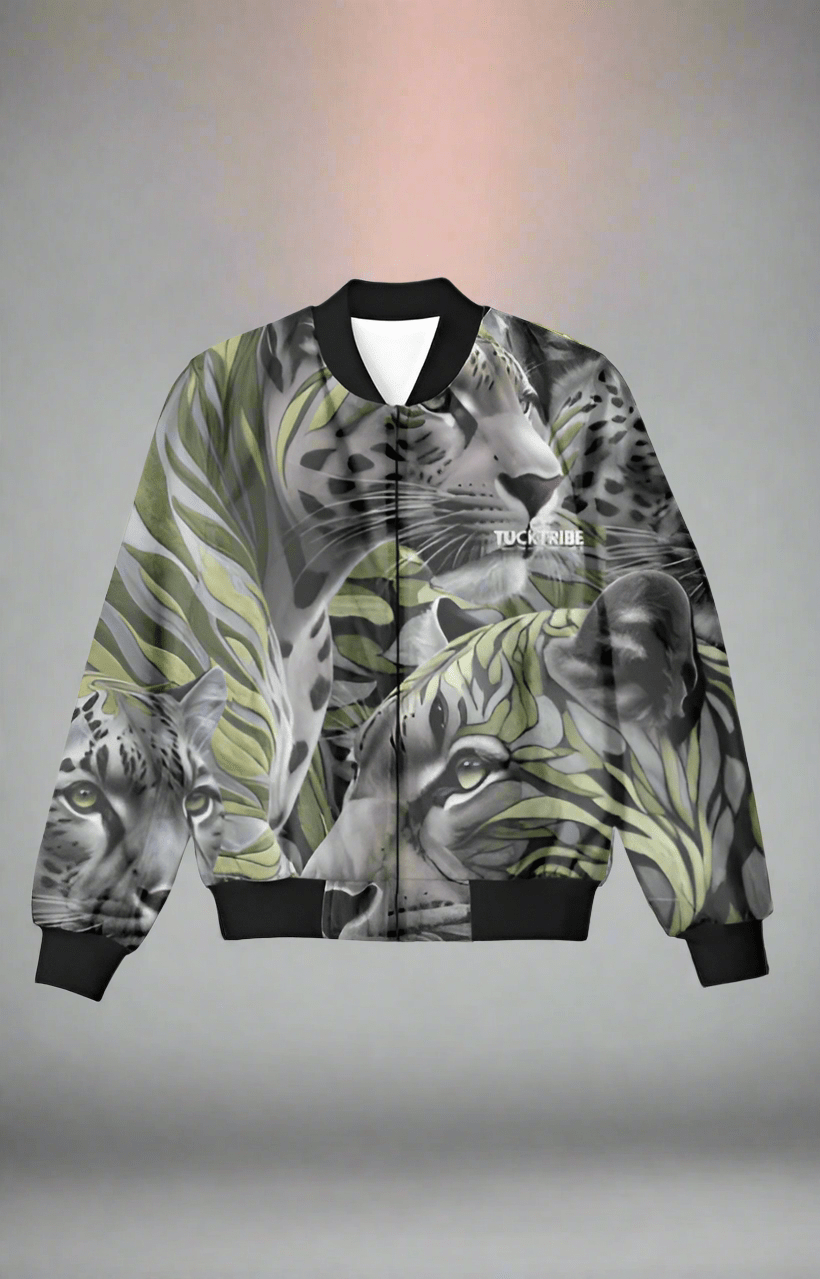 TuckTribePanther in the Woods Bomber JacketAOP Bomber Jacket
