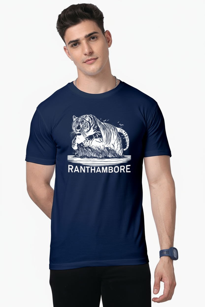 TuckTribeRanthambore Tiger Splash T-ShirtPremium T-Shirt