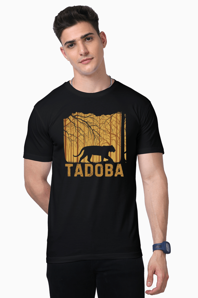 TuckTribeTadoba Tiger Waking Silhouette T-ShirtPremium T-Shirt