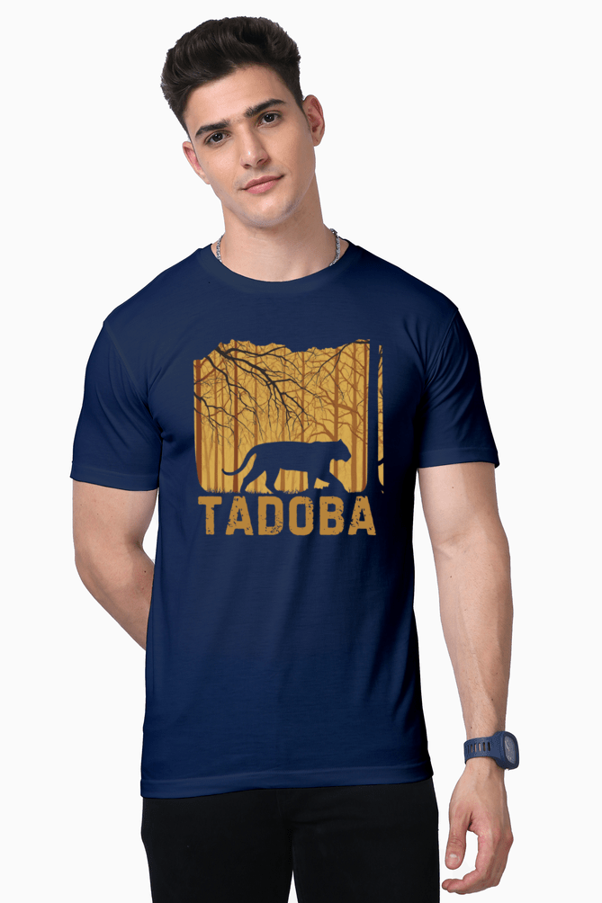TuckTribeTadoba Tiger Waking Silhouette T-ShirtPremium T-Shirt