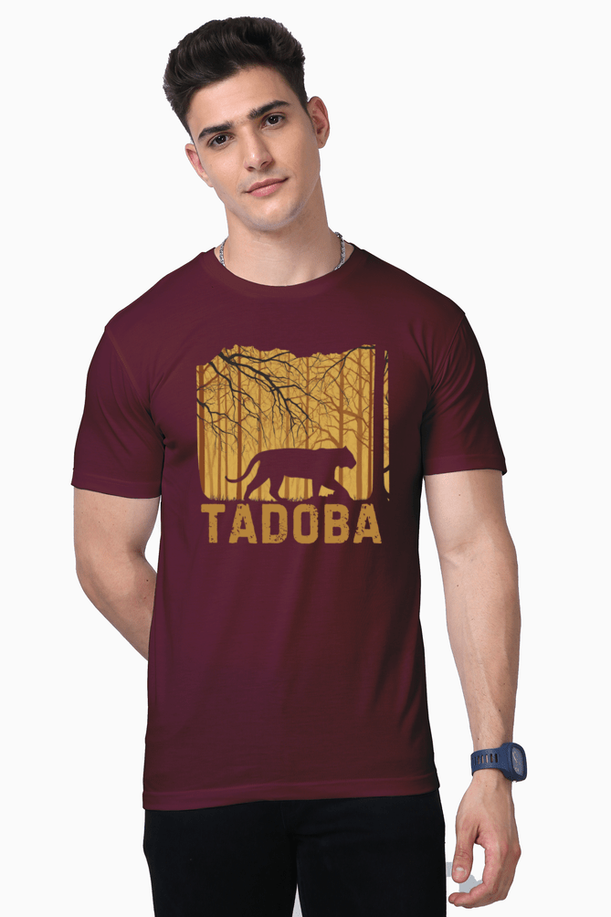 TuckTribeTadoba Tiger Waking Silhouette T-ShirtPremium T-Shirt