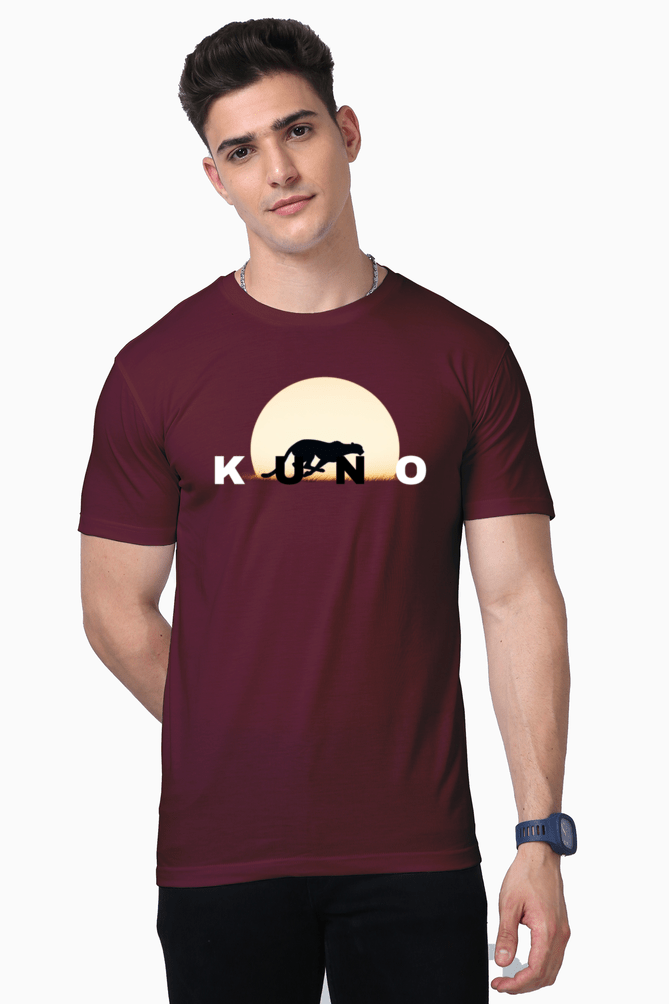 TuckTribeThe King of Kuno: Cheetah Silhouette T-ShirtPremium T-Shirt