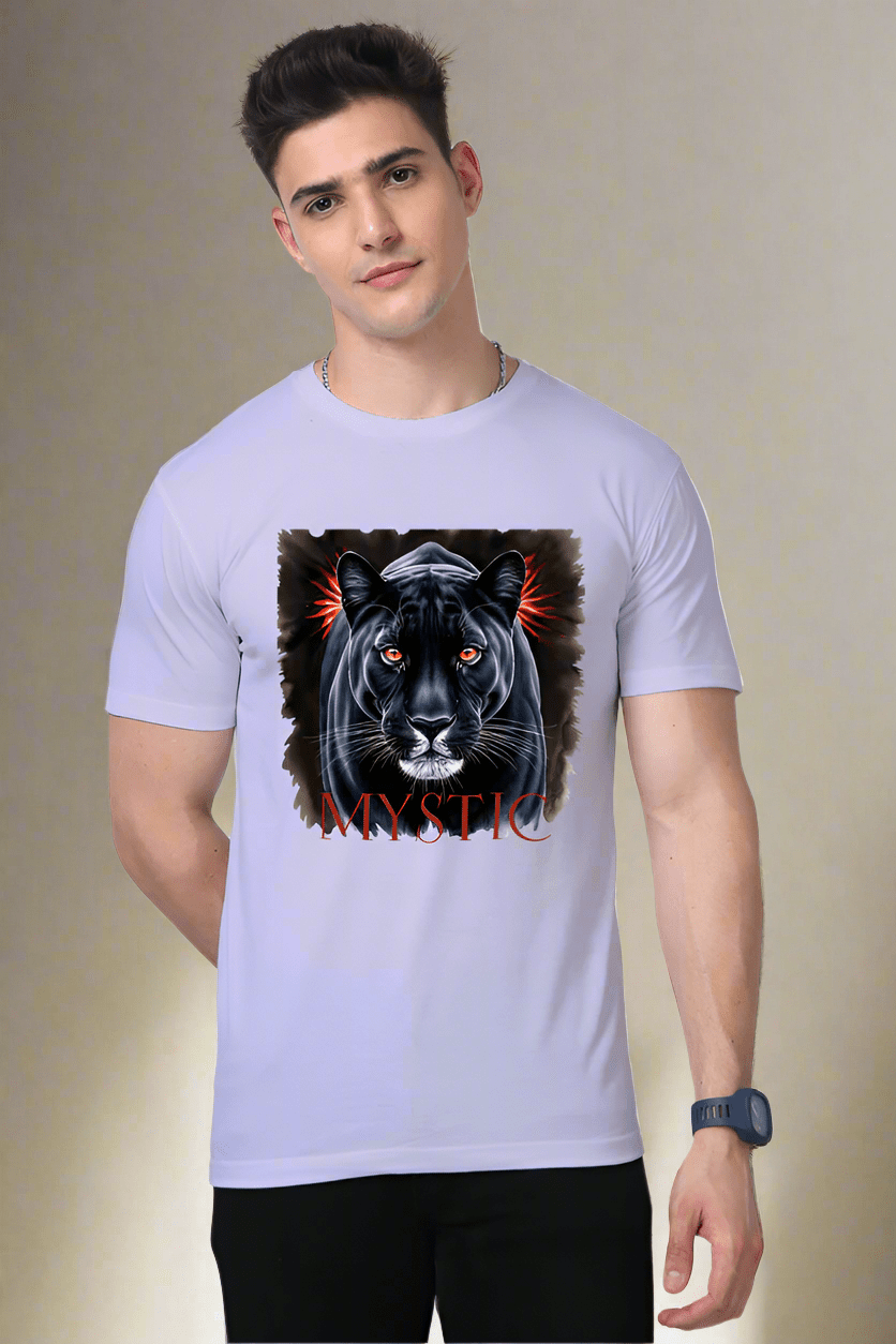 TuckTribeTuckTribe Black Panther Gaze T-Shirt - MYSTIC Edition | Premium Graphic TeePremium T-Shirt