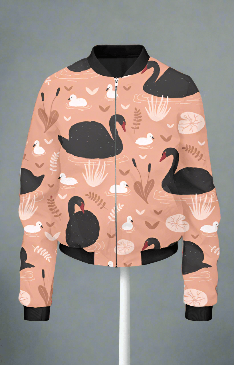 TuckTribeTHE SWANWomen’s Bomber Jacket