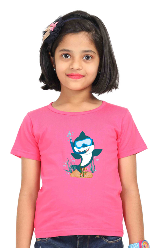 SHARK GIRLS TSHIRT