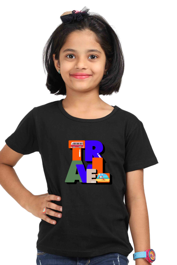 TRAVEL GIRL GIRLS T-SHIRT