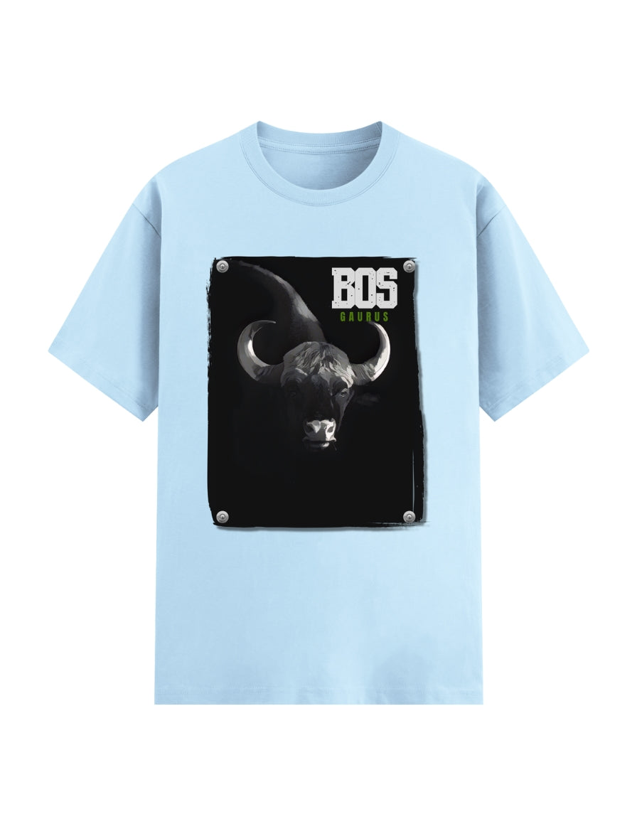 BOS GAURUS | Indian Bison Wildlife T-Shirt by TuckTribe