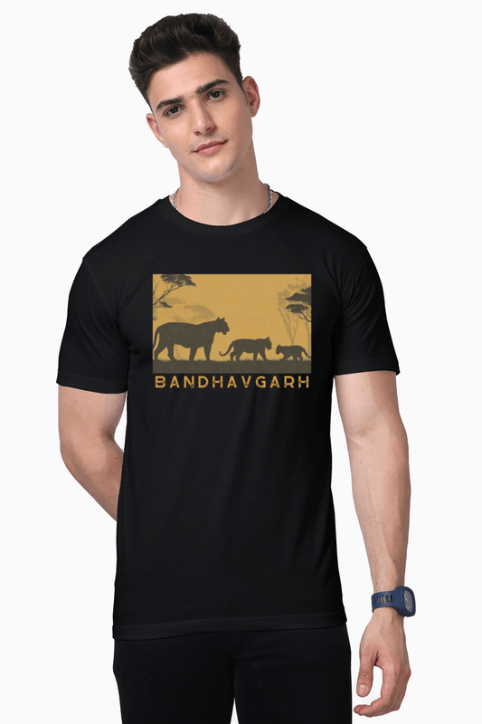 TuckTribeBandhavgarh Tiger Family T-ShirtPremium T-Shirt