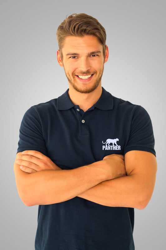 TuckTribeBlack Panther Polo Shirt - Bold Fashion StatementMens Polo T-Shirt
