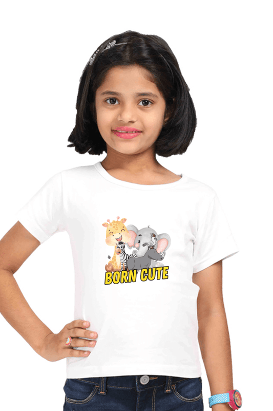 TuckTribeBORN CUTE GIRLS T - SHIRTGirls T-Shirt