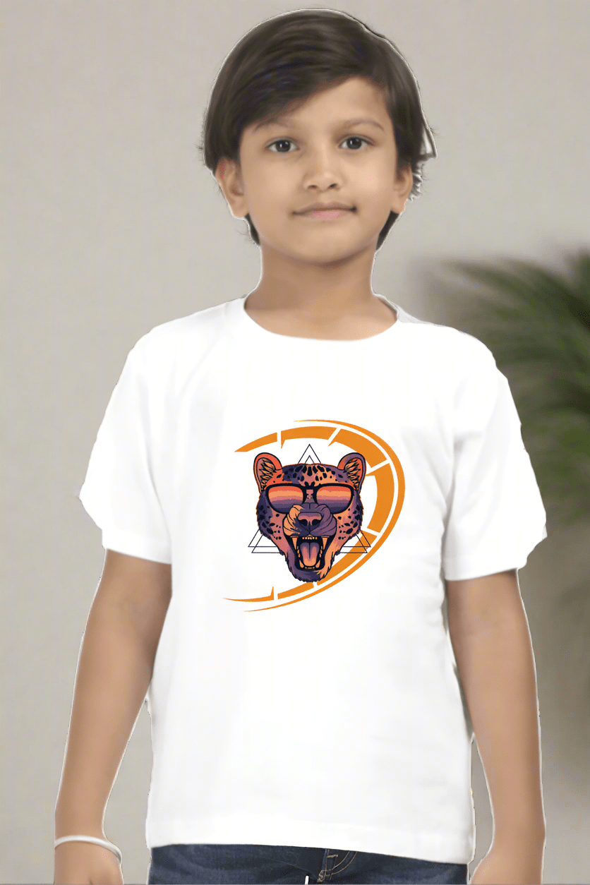 TuckTribeCool Leopard with Shades Boys T-ShirtBoys T-Shirt