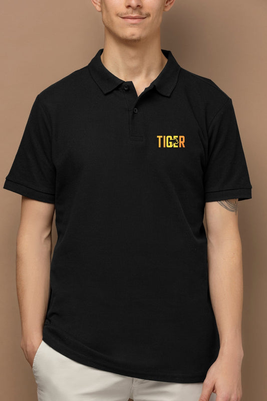 TuckTribeMen's TIGER Polo ShirtMens Polo T-Shirt