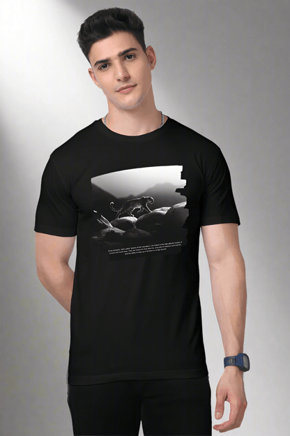 TuckTribeSnow Leopard Spirit T-Shirt – TuckTribe Exclusive | Wildlife Graphic TeePremium T-Shirt