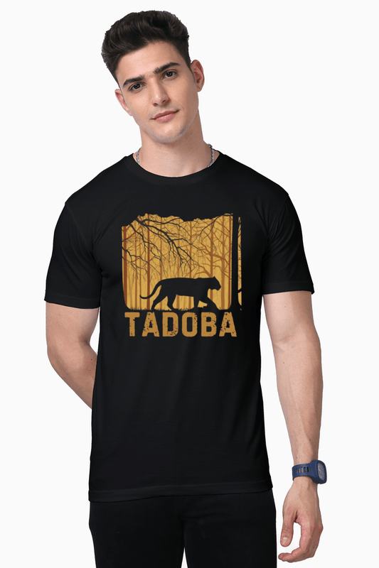 TuckTribeTadoba Tiger Waking Silhouette T-ShirtPremium T-Shirt
