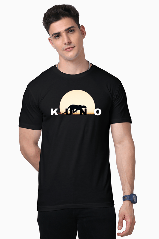 TuckTribeThe King of Kuno: Cheetah Silhouette T-ShirtPremium T-Shirt