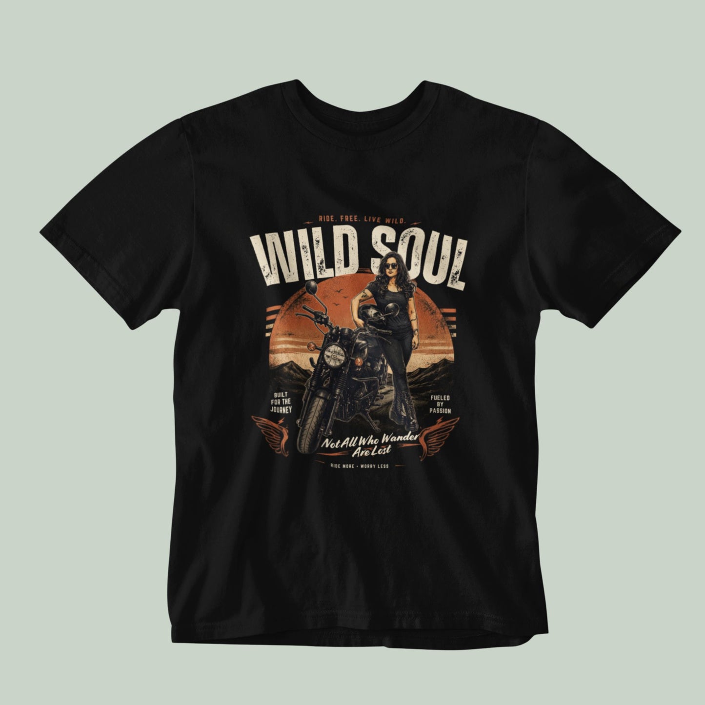 WiLDSOUL BIKER Unisex Stretch T-shirt