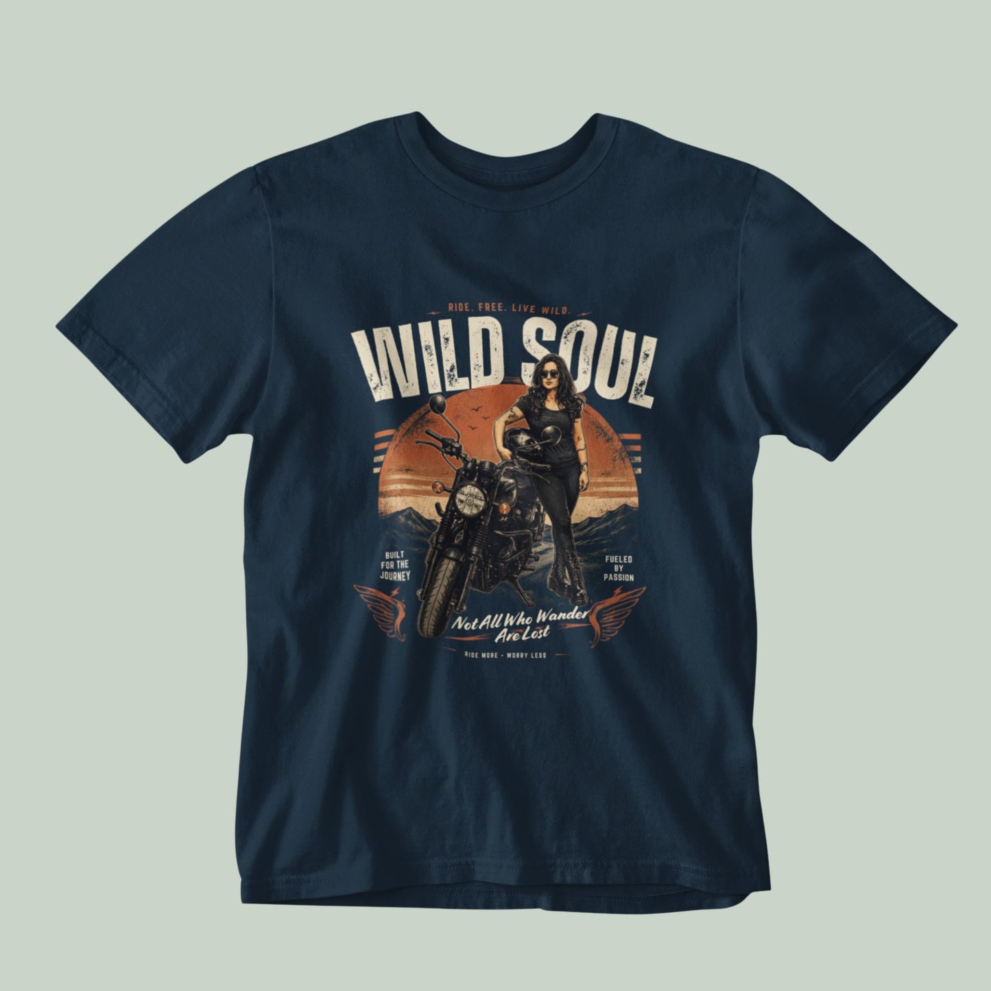 WiLDSOUL BIKER Unisex Stretch T-shirt